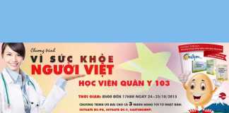 Chương trình tư vấn sức khỏe cộng đồng “Vì sức khỏe người Việt”