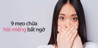 9 mẹo chữa hôi miệng bất ngờ