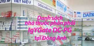 Danh sách nhà thuốc phân phối IgYGate DC-PG tại Đông Anh